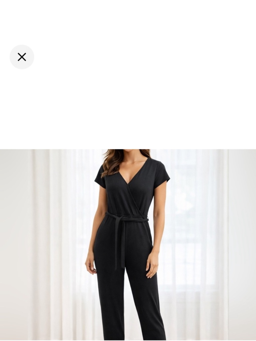 Hollister Classic Black Jumpsuit Wide Leg Size Large